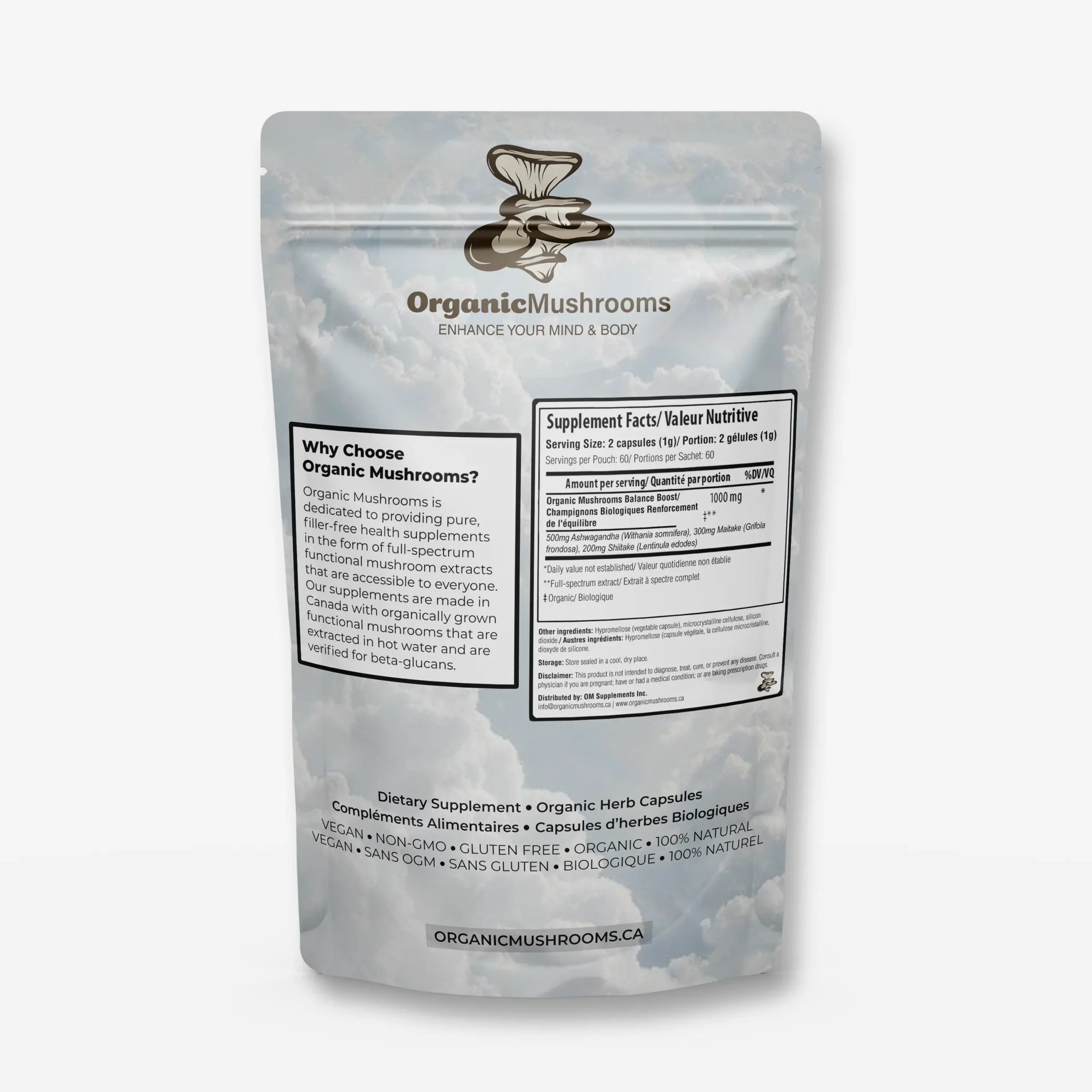 Balance Boost - Ashwagandha, Maitake and Shiitake - Image 2