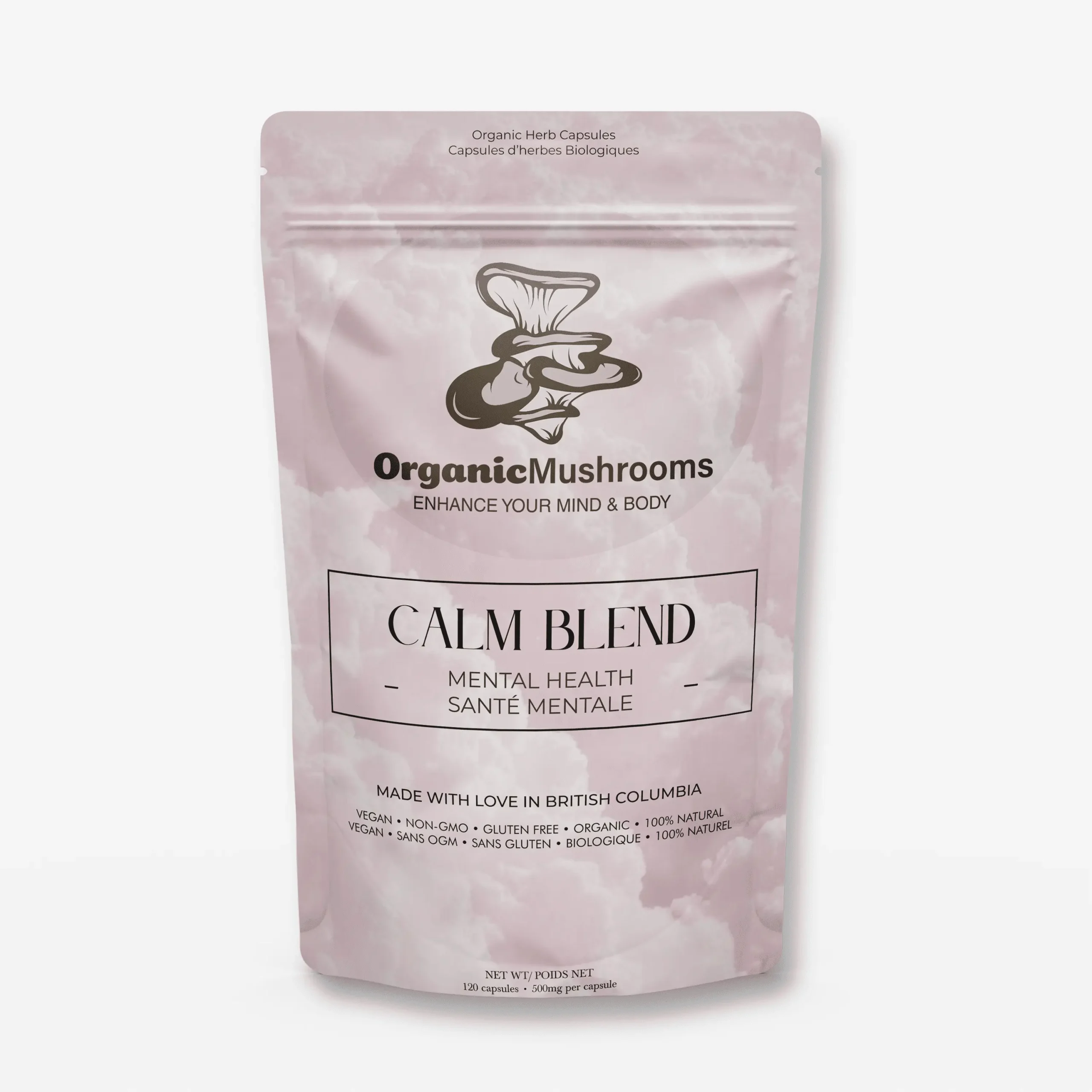 Calm Blend - Ashwagandha, Reishi and Lion's Mane