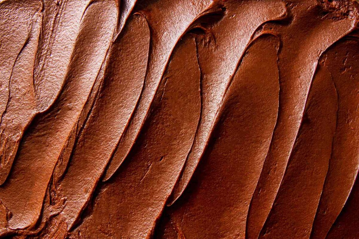 Chocolate frosting with Organic Mushrooms extract powder