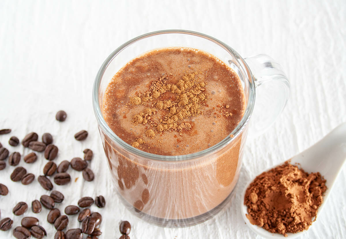 Mocha Latte with Organic Mushrooms extract powder